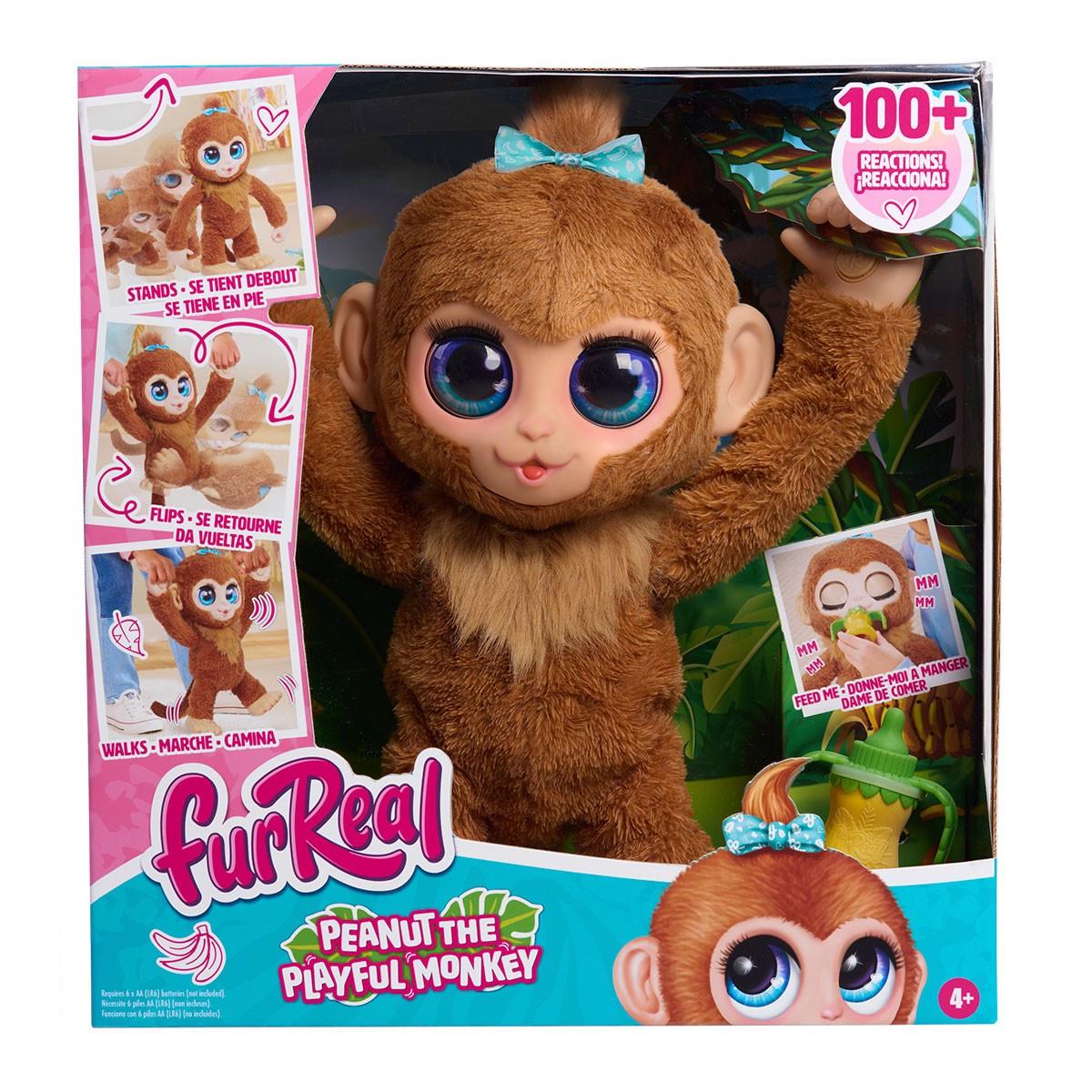 Интерактивная игрушка Furreal Игривая обезьянка Арахис (26433844) - фото 7 Интерактивная игрушка Furreal Игривая обезьянка Арахис (26433844) - фото 7