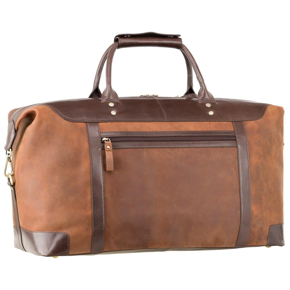 Дорожная сумка Visconti TC152 Voyager кожаная Tan Merlin - фото 4 Дорожная сумка Visconti TC152 Voyager кожаная Tan Merlin - фото 4