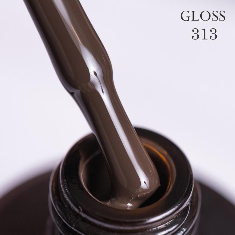 Гель-лак GLOSS 313 11 мл Холодный шоколадный (7285773)