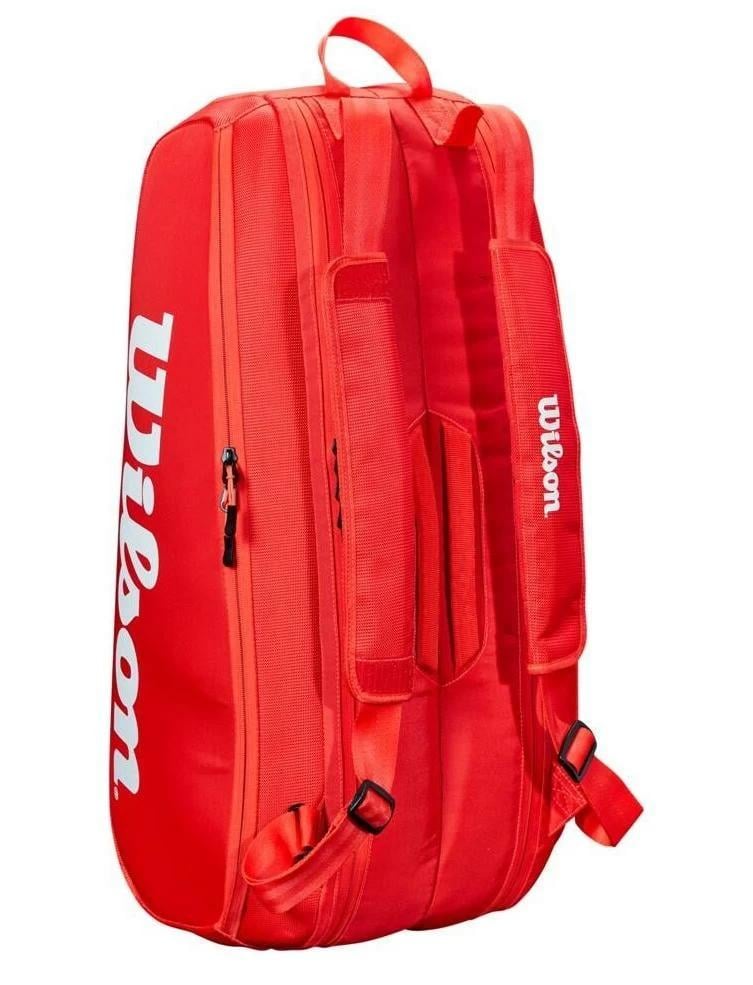 ᐉ Тенісний чохол Wilson SUPER TOUR TRAVEL BAG Red (WR8012201001