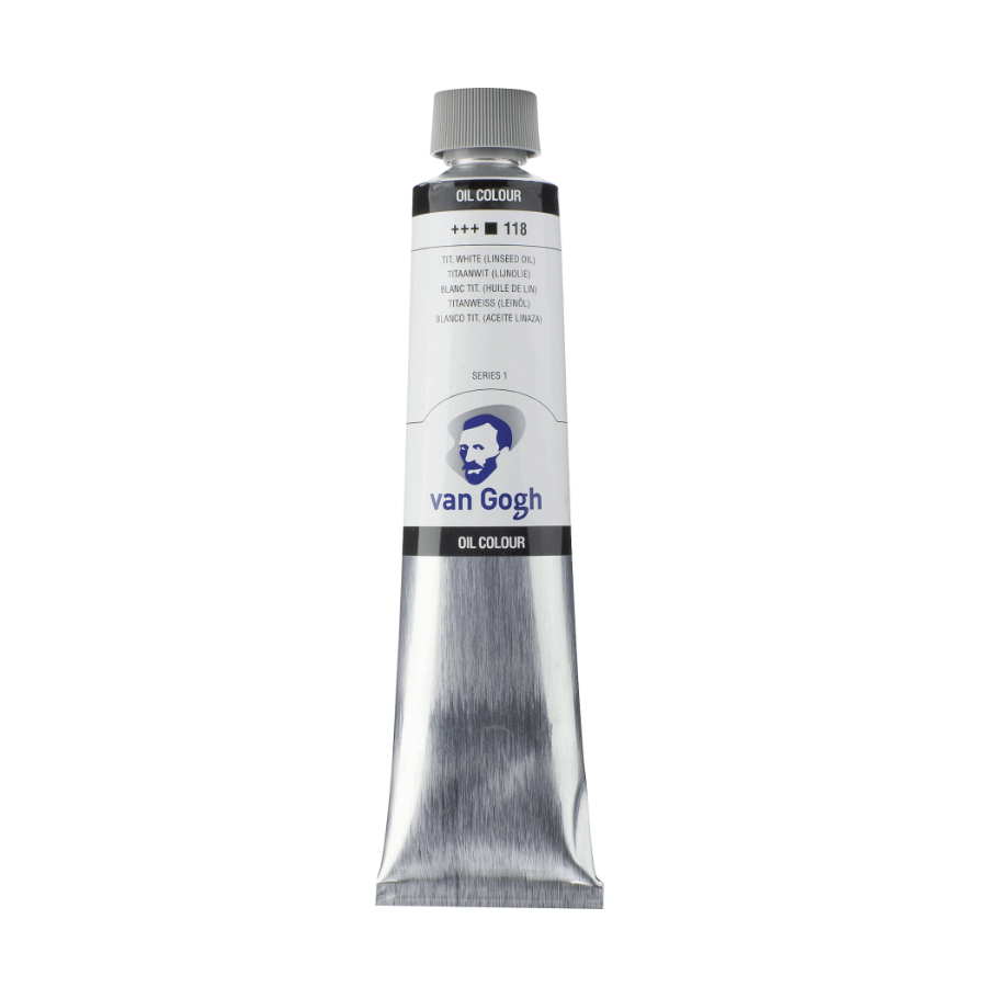 Фарба олійна Rosa VAN GOGH 200 мл 118 Білила титанові (2081183 8712079326289) - фото 1 Фарба олійна Rosa VAN GOGH 200 мл 118 Білила титанові (2081183 8712079326289) - фото 1
