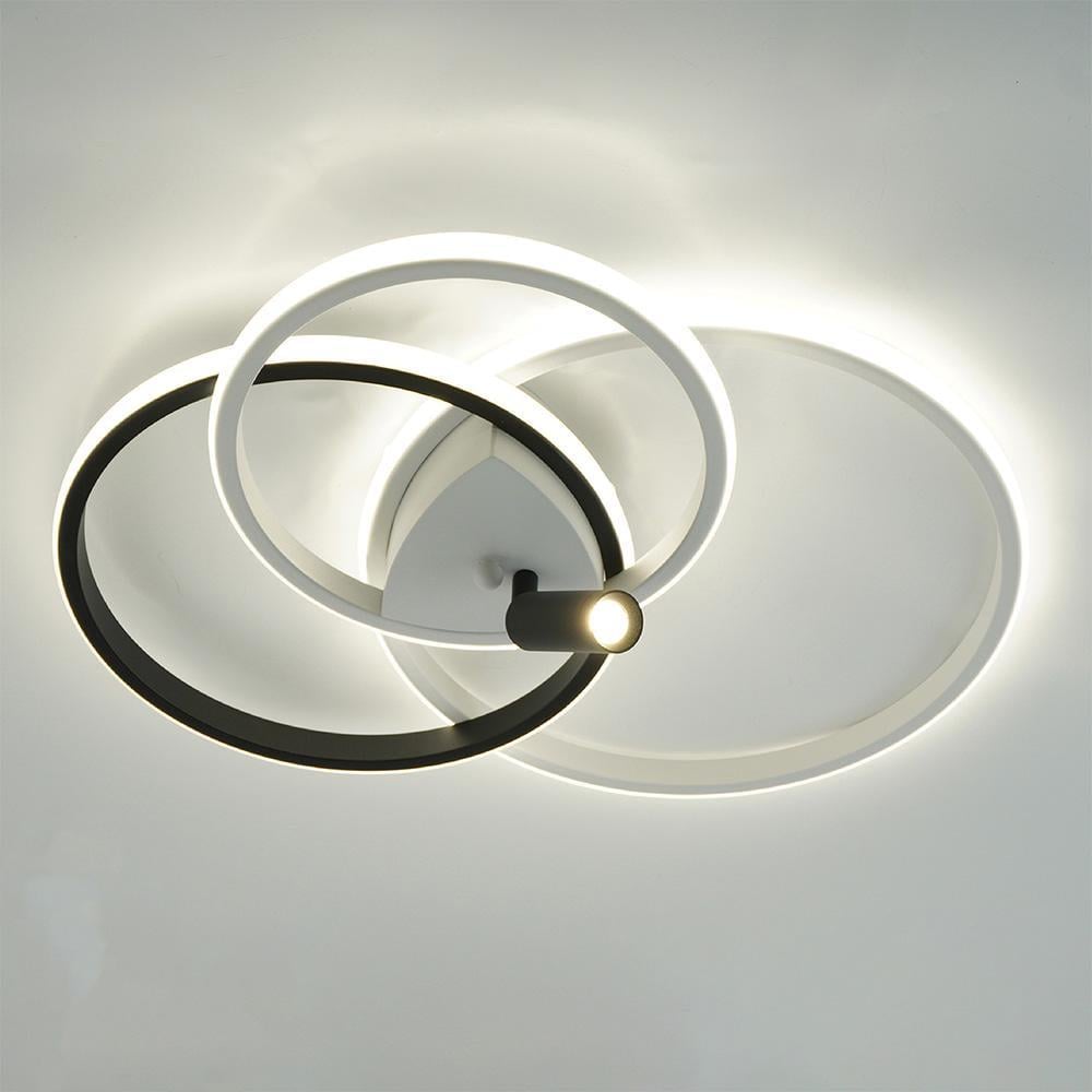 Люстра-смарт светодиодная ESLLSE IRUMA 3R DL 70 Вт 510х400х65 мм Черно-белый (141-10410-01)