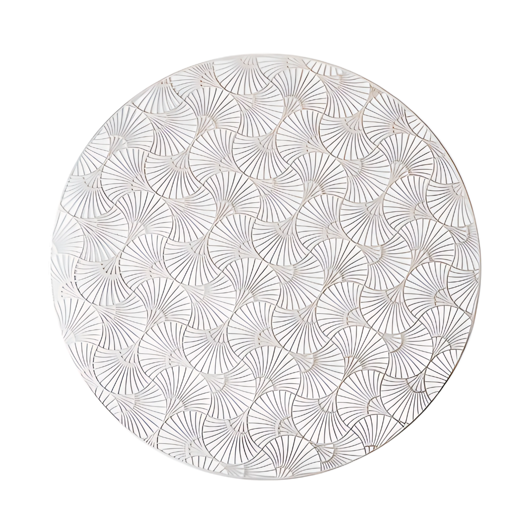 Серветка сервірувальна під гаряче 2 шт. Сріблястий (C041_silver)