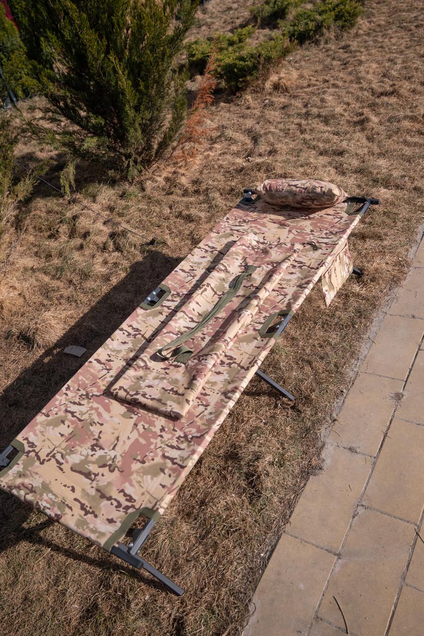 Раскладушка Aforce НАТО с подушкой ХXL 206х80 см Мультикам (2970948063)