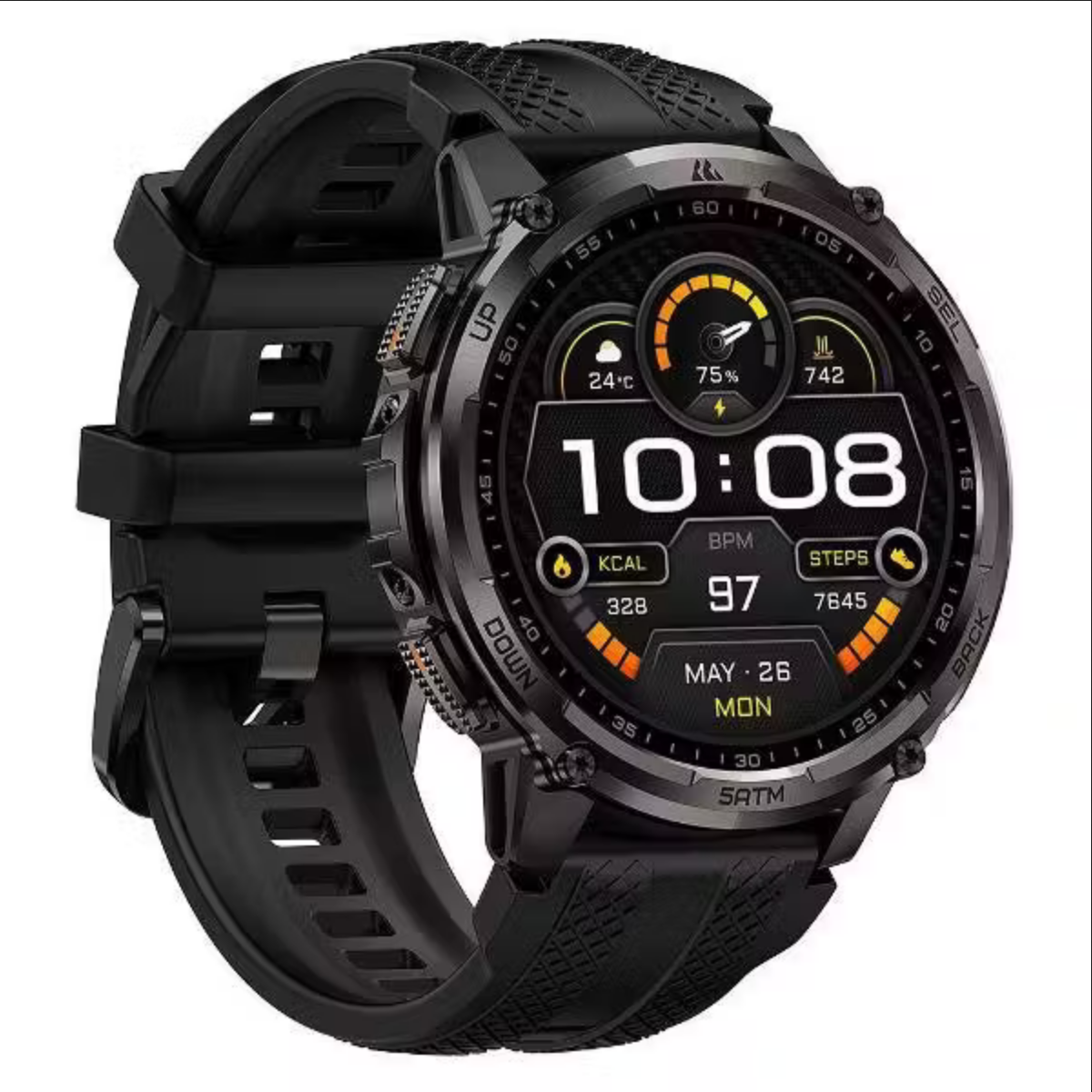 Смарт-годинник тактичний Kospet Tank T4С Black — фото 6