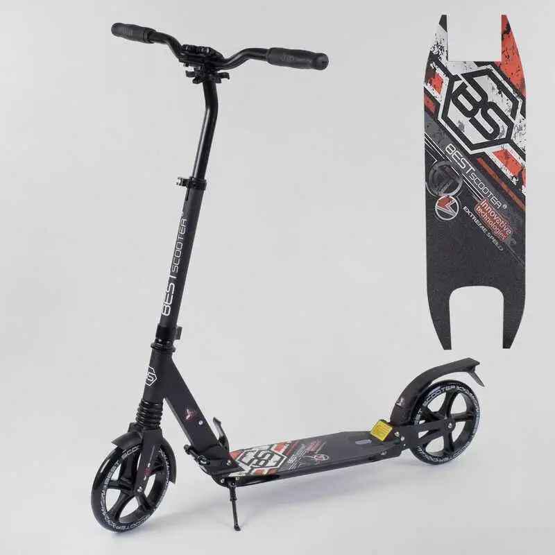 Самокат двухколесный Best Scooter 54394 колеса PU 20 см до 100 кг - фото 4