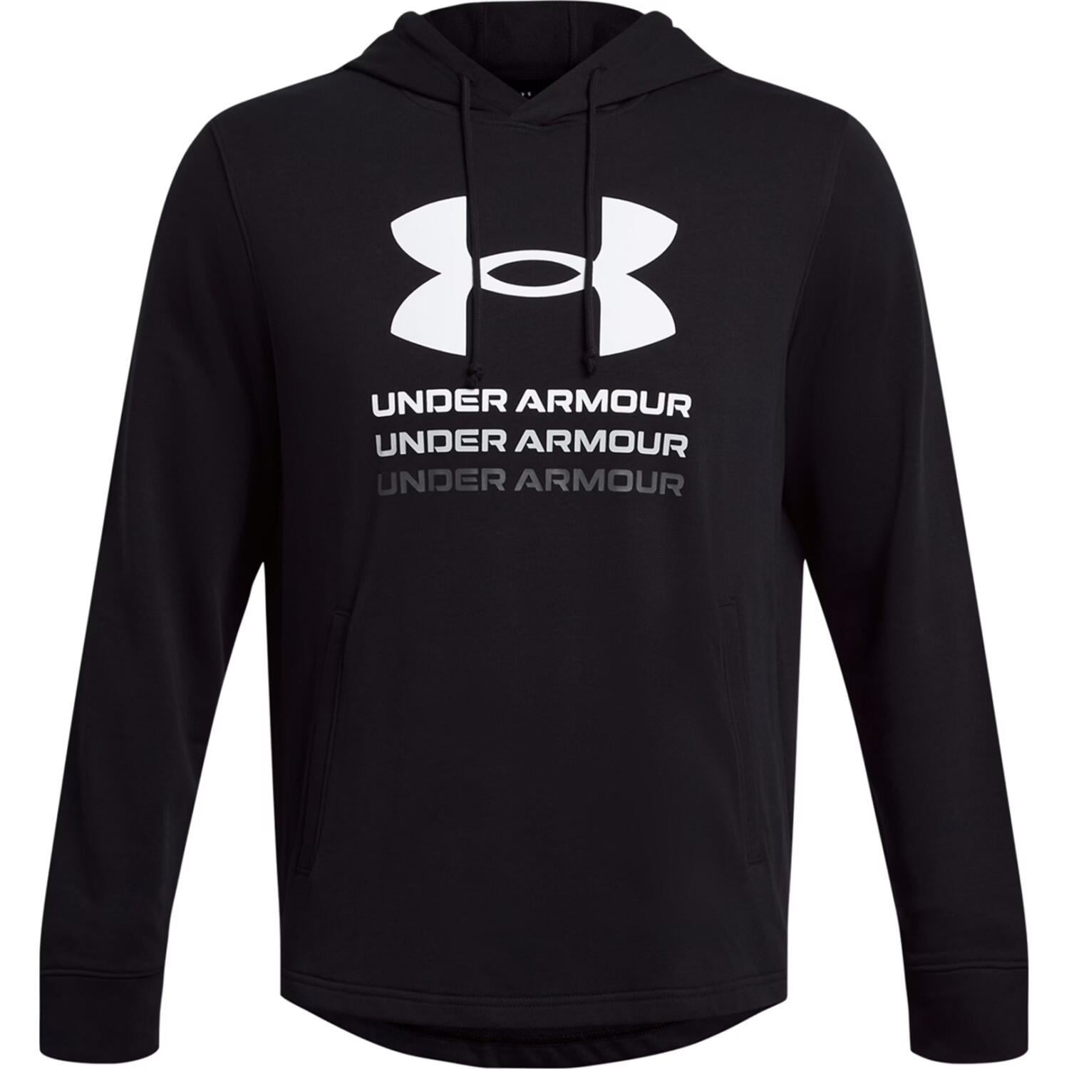 Худі Under Armour RIVAL TERRY GRAPHIC L Чорний (1386047-001)