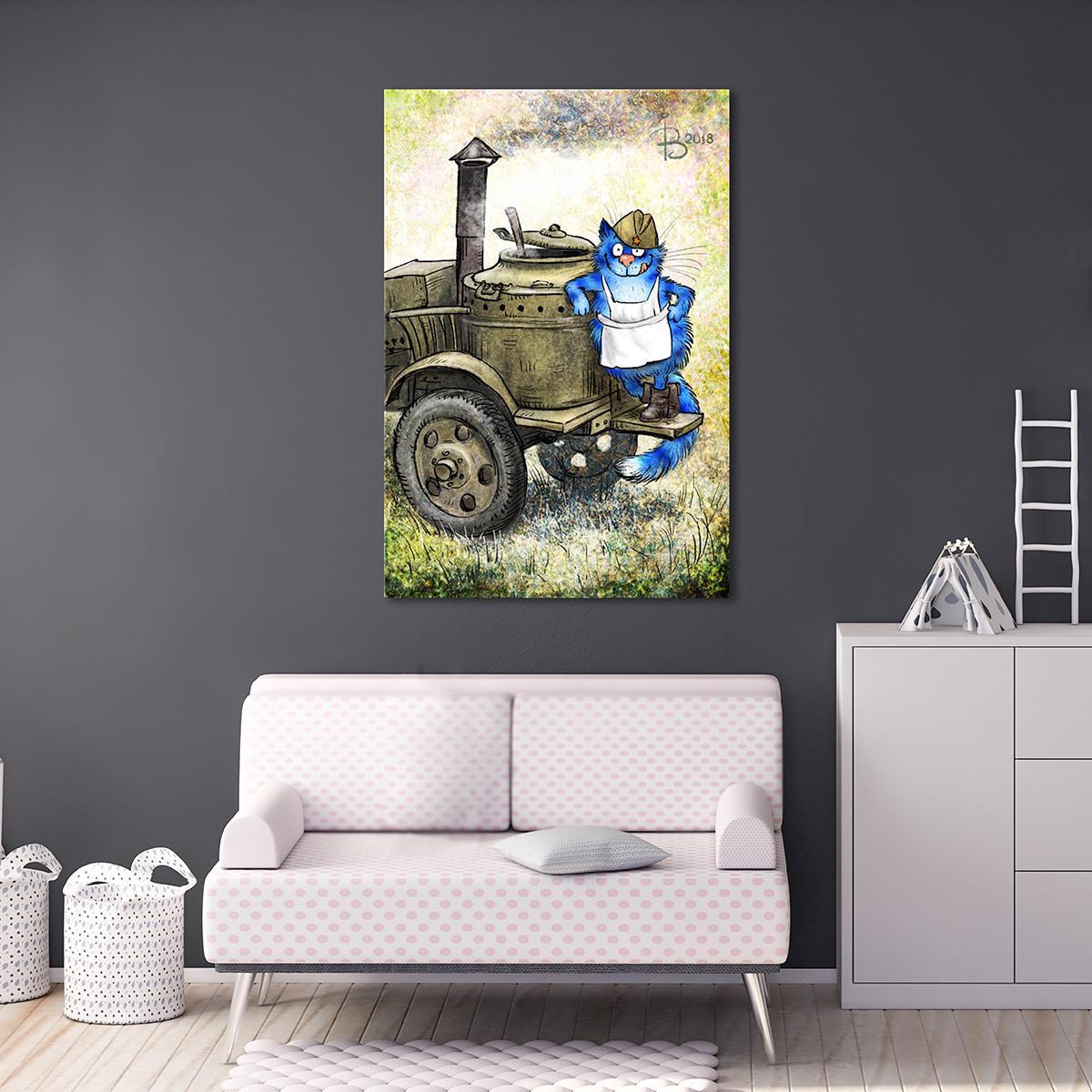 Модульная картина С праздником, служивые! 1 модуль 50x75 см (_rinaz_20181634003)