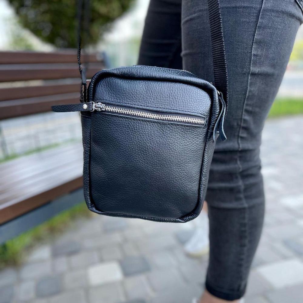 Сумка из натуральной кожи Черный (119530) - фото 23 Сумка из натуральной кожи Черный (119530) - фото 23