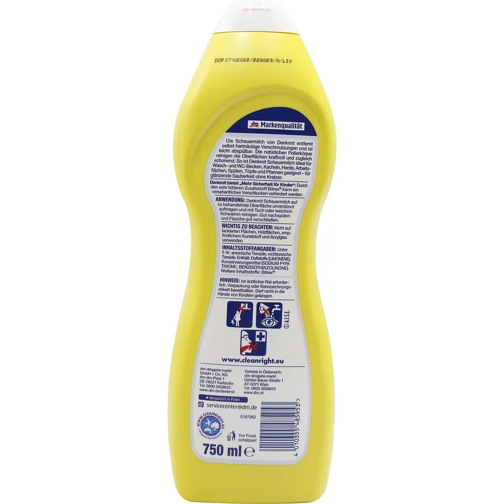 Крем-засіб для чищення Denkmit 750 мл (2641187958) - фото 2