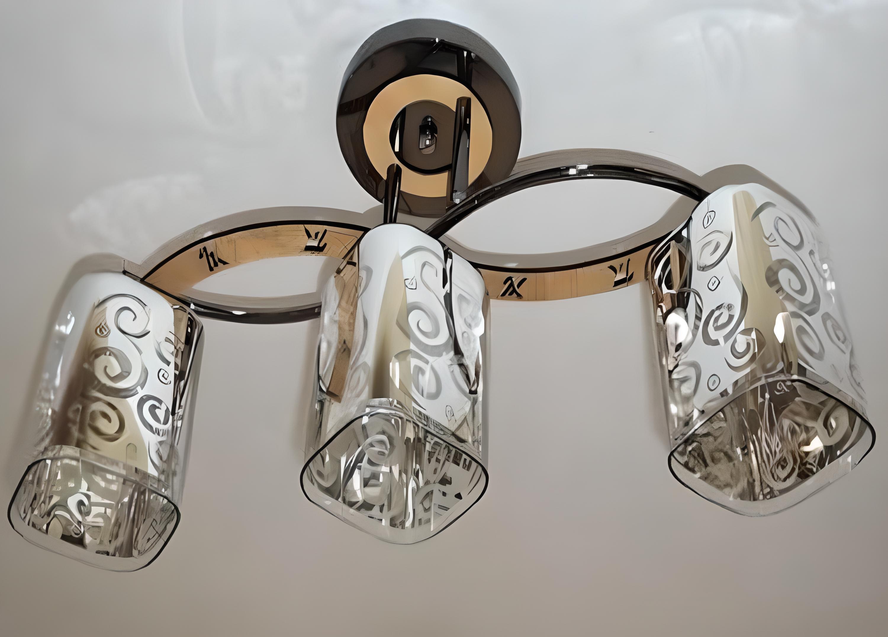 Люстра потолочная Sirius Ю 9378/3 на 3 плафона