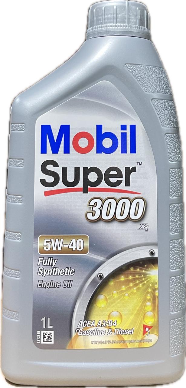 Моторное масло Mobil Super 3000 X1 5W40 1 л (150564)