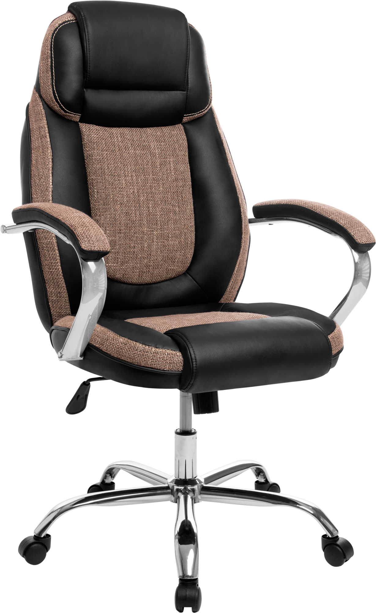 Кресло офисное GT Racer B-1510 Black/Brown