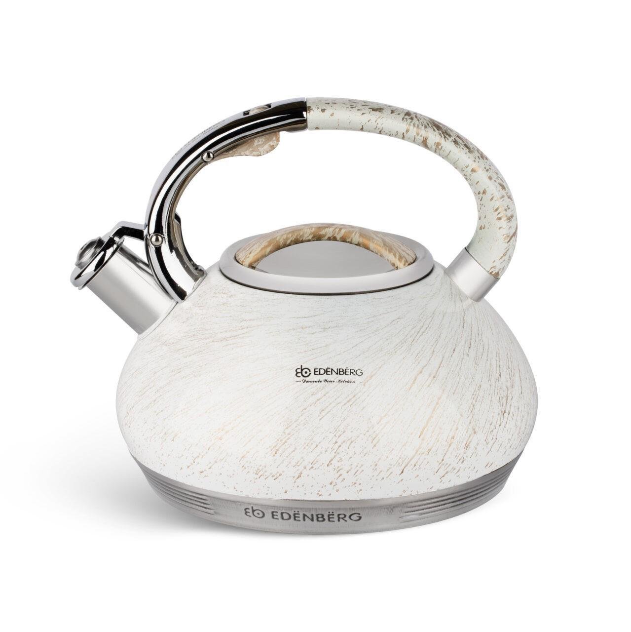 Чайник зі свистком Edenberg EB-1935 з капсульним дном 3 л (EB-1935-1) - фото 1 Чайник зі свистком Edenberg EB-1935 з капсульним дном 3 л (EB-1935-1) - фото 1