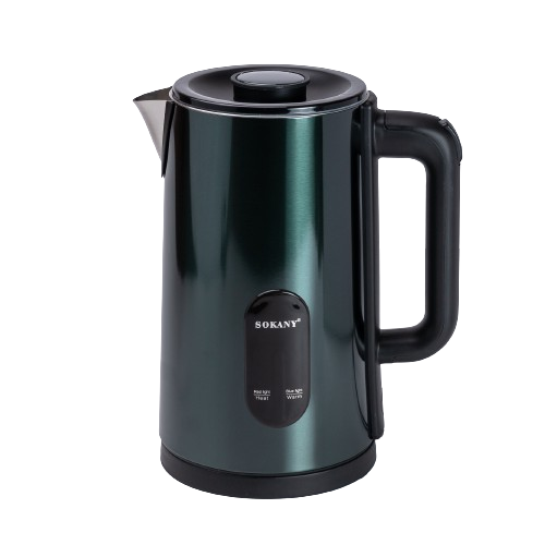 Чайник електричний Sokany SK-09019GR 3 л Зелений (4927) - фото 2