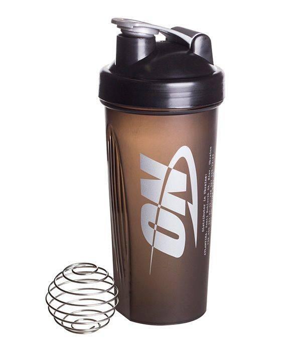 Шейкер Optimum Nutrition 600 мл Черный/Коричневый