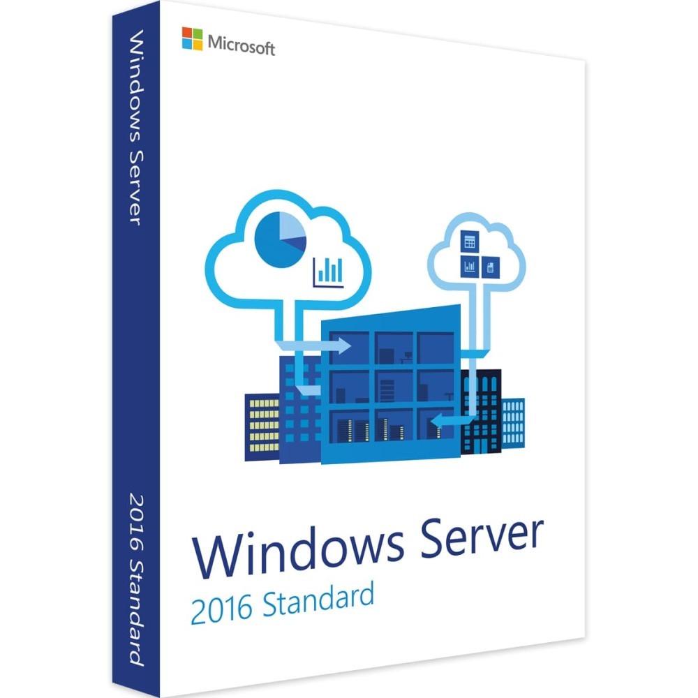 Ліцензія електронна Microsoft Windows Server 2016 Standard 16 cores 2 virtual machines