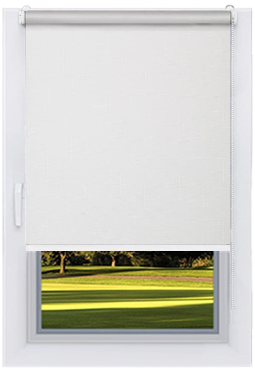 Ролета тканевая Decolux 70х160 см LEN Белый Украина