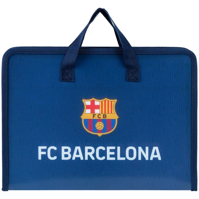 Папка-портфель на молнии KITE FC Barcelona A4 (BC25-202)