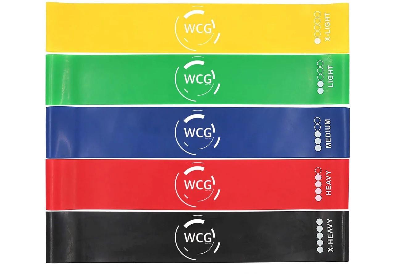 Фітнес гумки опору WCG в чохлі 5 штук (R5778) - фото 3 Фітнес гумки опору WCG в чохлі 5 штук (R5778) - фото 3