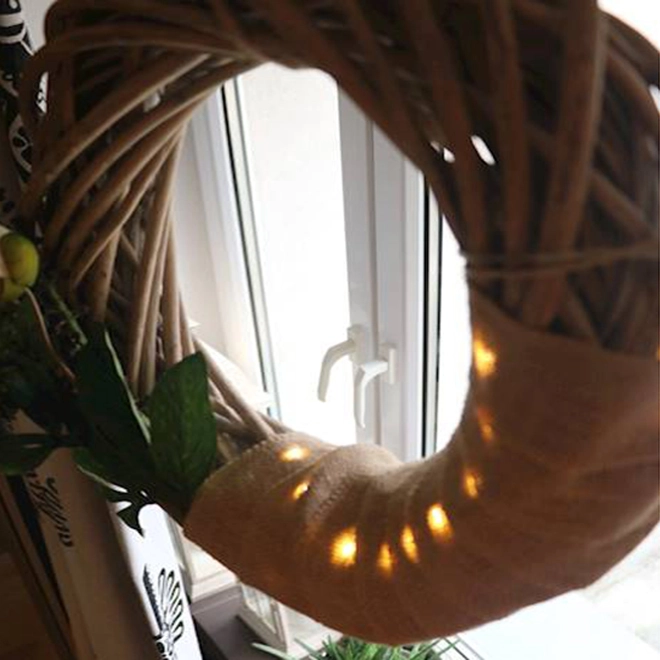 Подсветка LED Мешковина теплый свет 30 светодиодов 3 м (45039) - фото 1