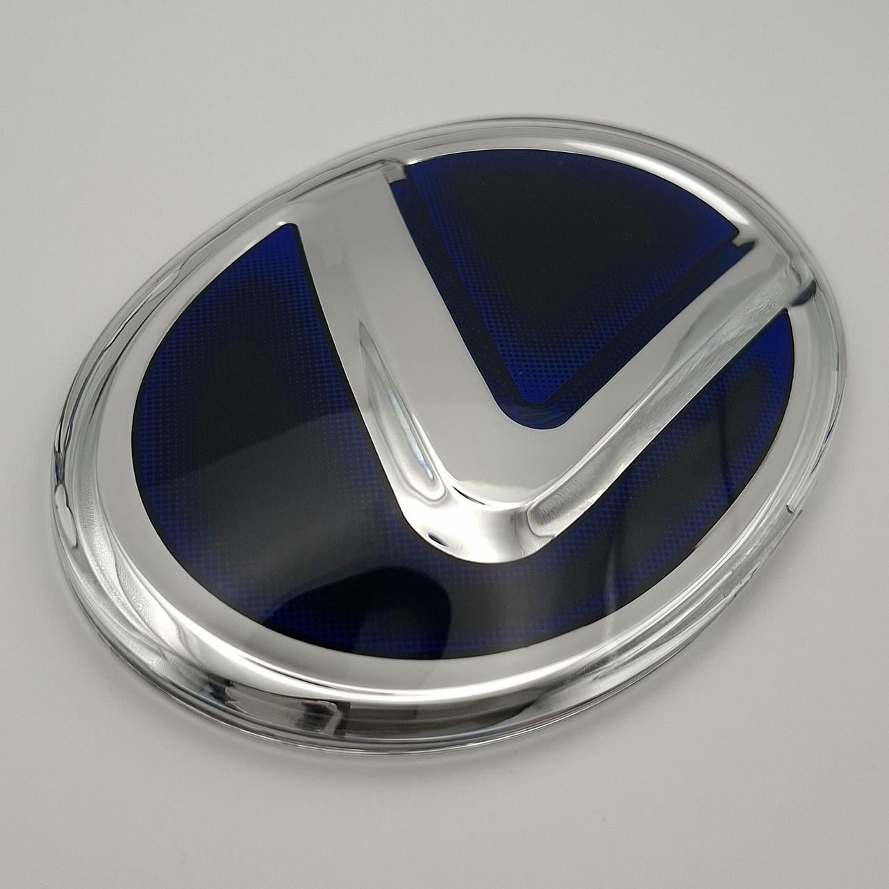 Эмблема Lexus Hybrid под стеклом 12х8 см. (2656518661)