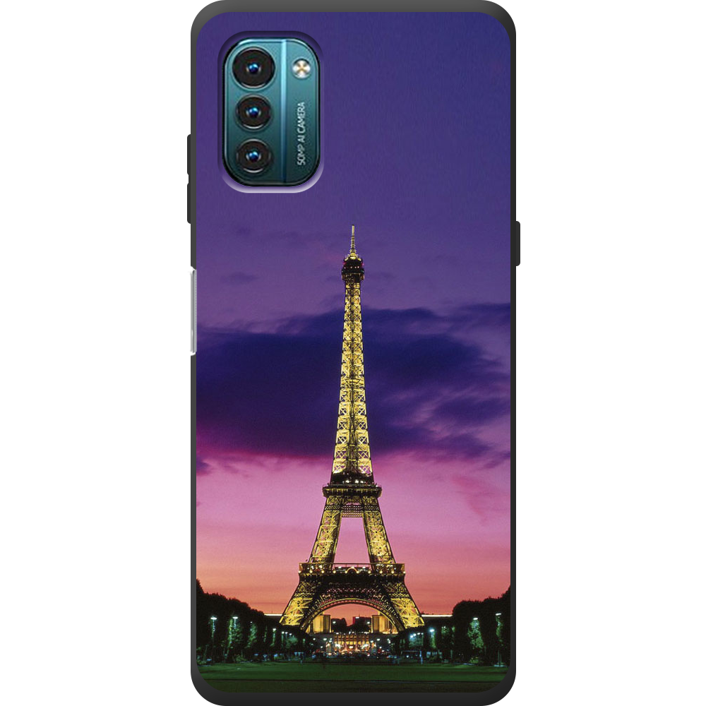 Чехол BoxFace Nokia G21 Полночь в Париже Черный силикон (44288-up964-44291)