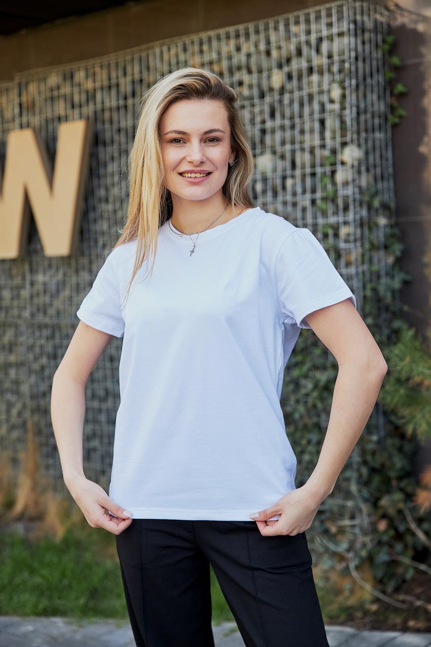 Футболка женская М178 3XL Белый (903-1-65)