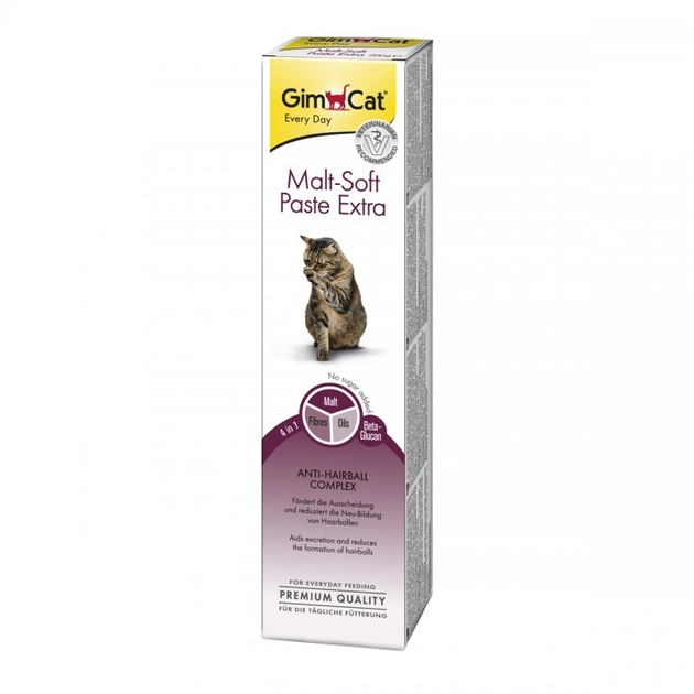 Паста для виведення шерсті у котів GimCat Malt-Soft Extra 20 г (5980)