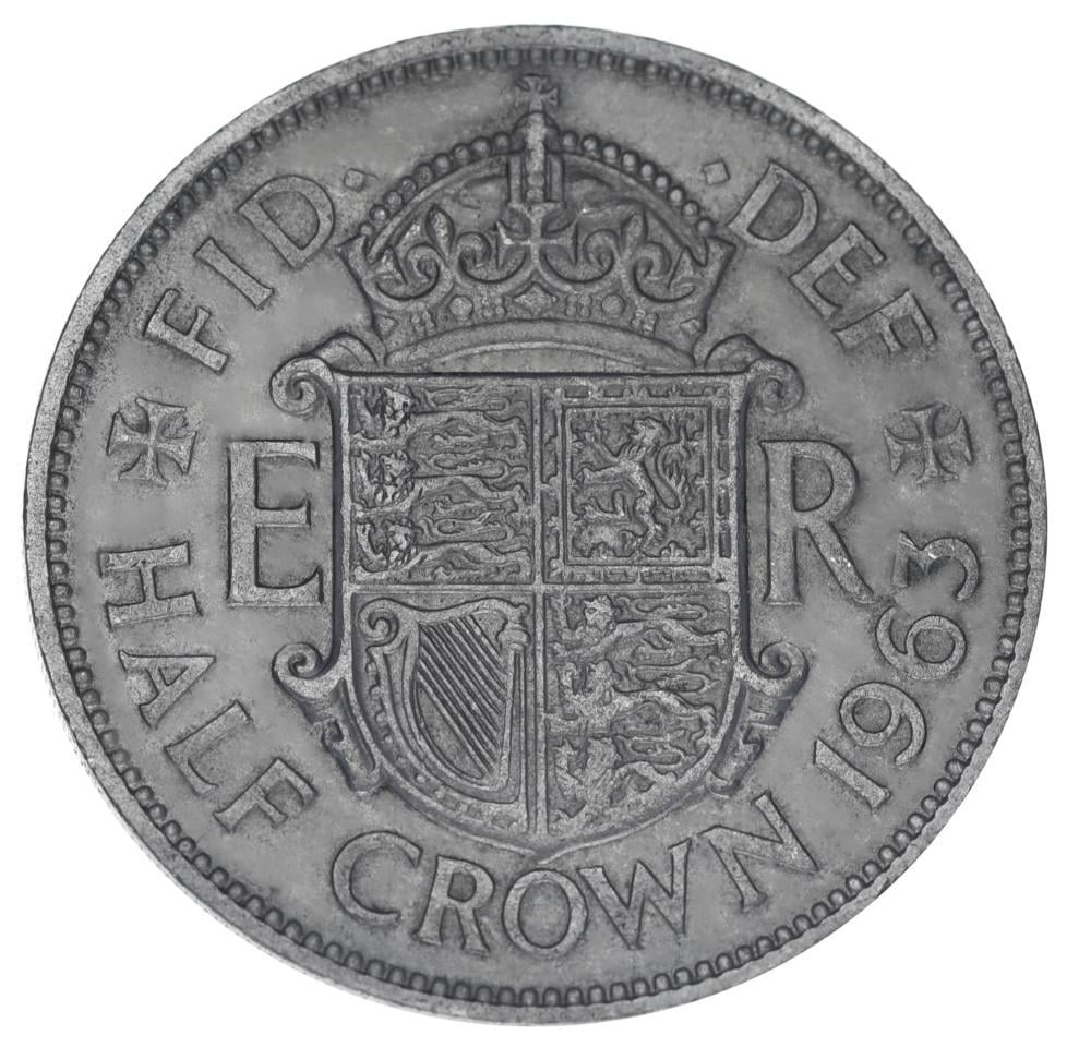 Коллекционная монета Великобритания 1/2 кроны 1963 F-VF Half Crown (15390860)