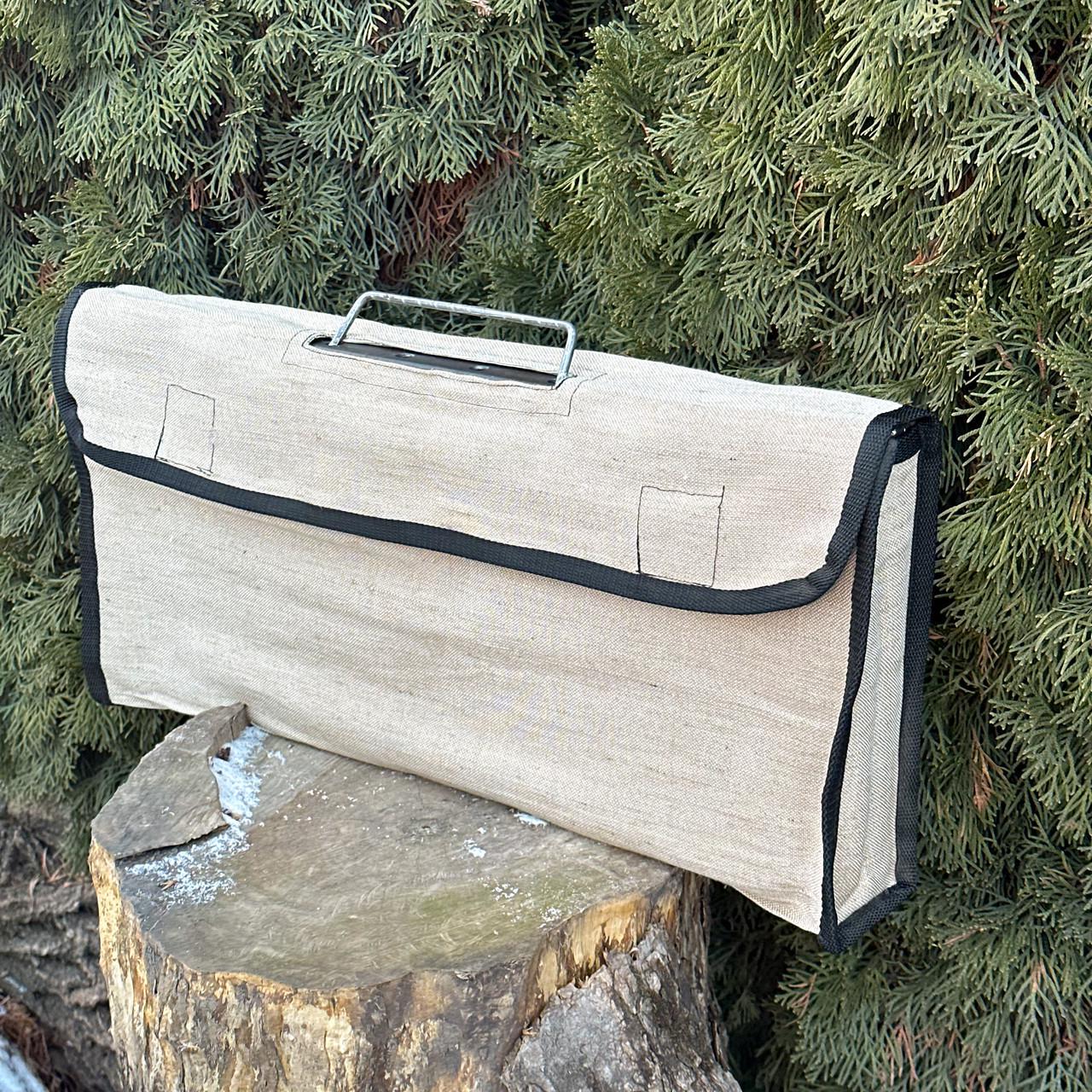 Чехол Metalzavod для мангала Пегас на 10 шампуров 28х54х6 см Белый (CHHL-MV10-WT) - фото 2