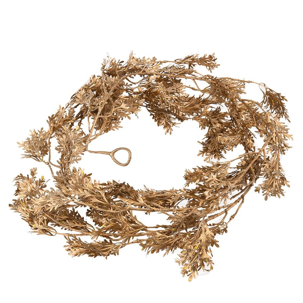 Веточка новогодняя Золото на листе (2010-161)