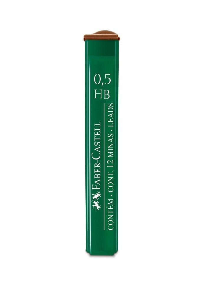 Запаска для механичного карандаша Faber Castell 0,5 мм OF/9 125 НВ 12 (035530)