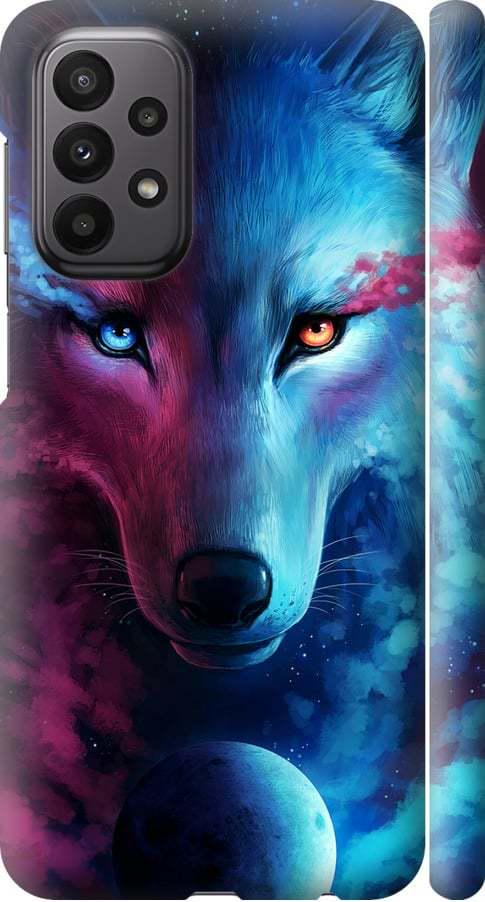 Чехол на Samsung Galaxy A23 A235F Арт-волк (3999m-2587-42517)