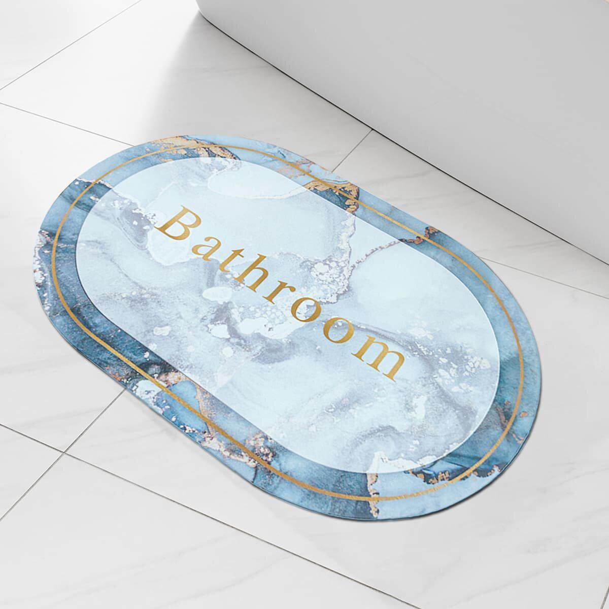 Коврик влагопоглощающий Bathroom 380х580х3 мм Мрамор (SW-00001569)