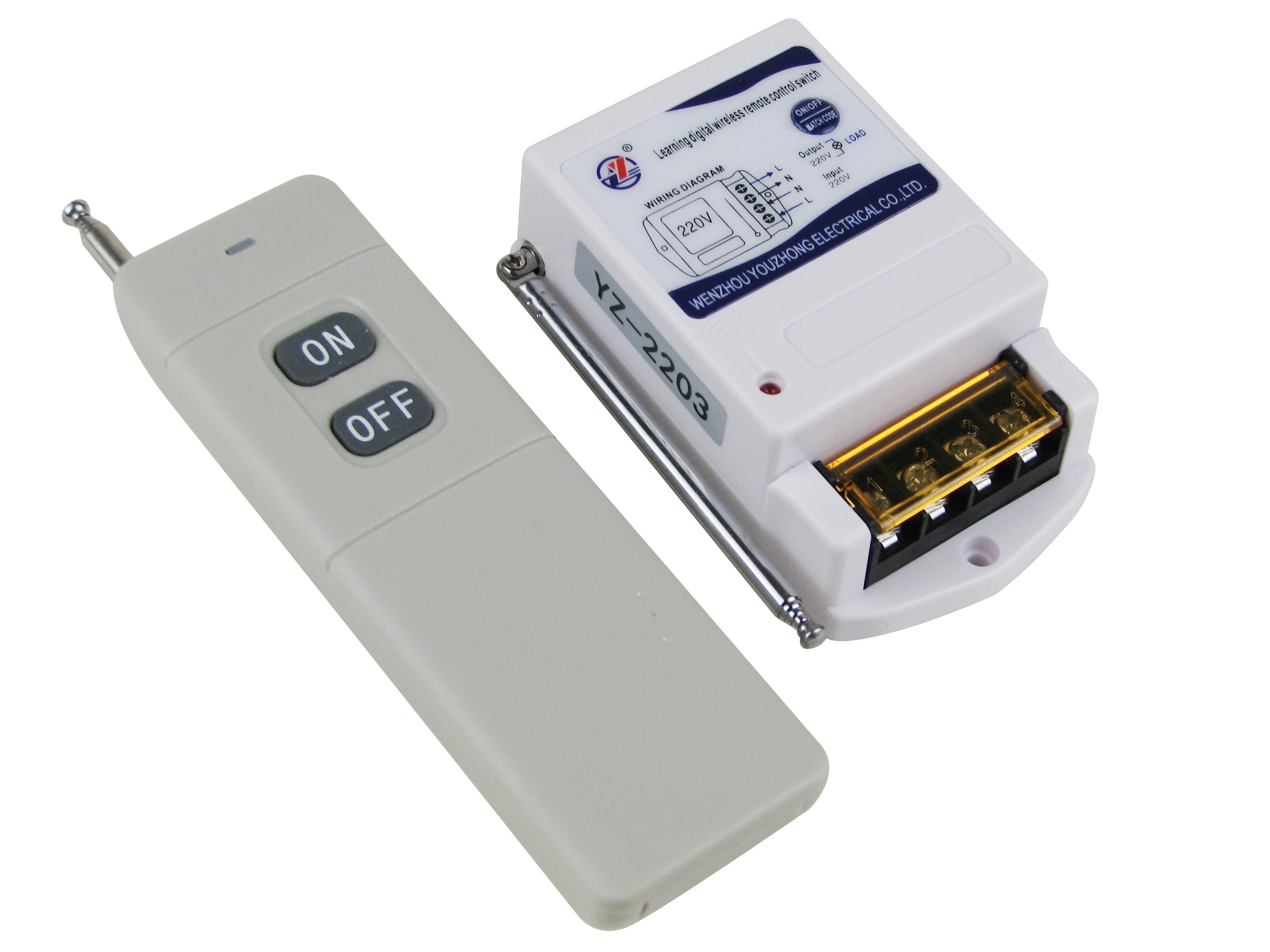 Выключатель дистанционный YZ-2203 до 3000 м 1 пульт