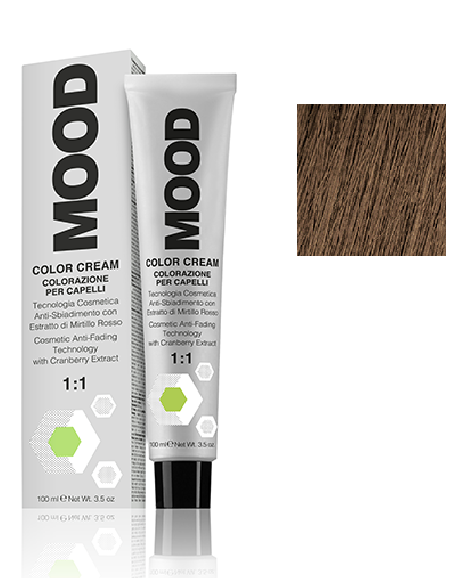 Крем-фарба для волосся Мood Сolor з аміаком 100 мл 6/82 Темний блонд кольору мокко