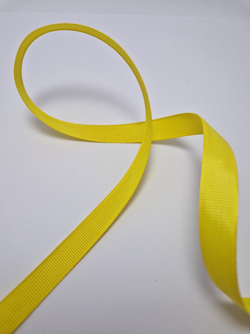 Стрічка репсова 1,3 см Жовтий (1853849194)