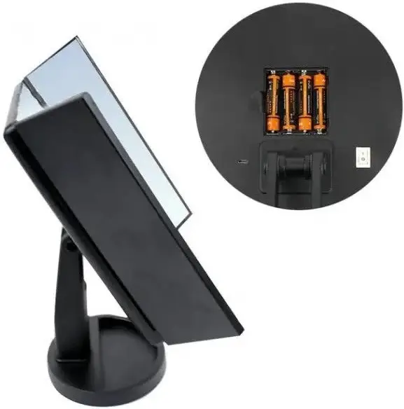 Зеркало косметическое Magnifying Mirror LED тройное (17888933) - фото 4