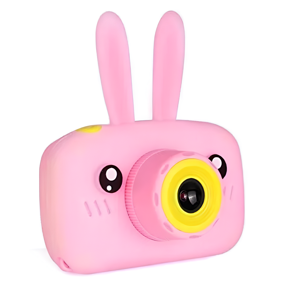 Фотоаппарат Smart Kids Camera Toy Зайчик с ушками Розовый (00053)