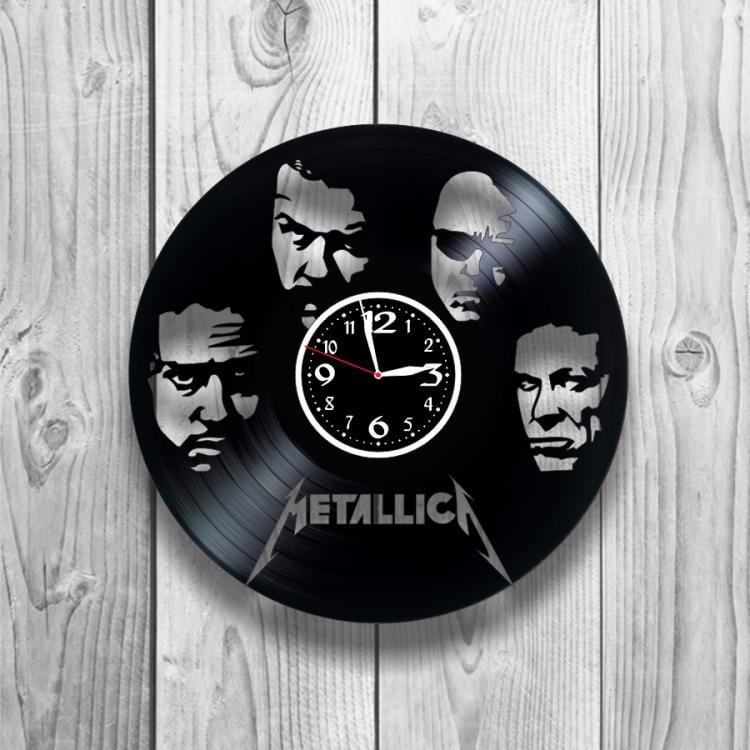 Часы настенные Metallica 0412 из виниловой пластинки