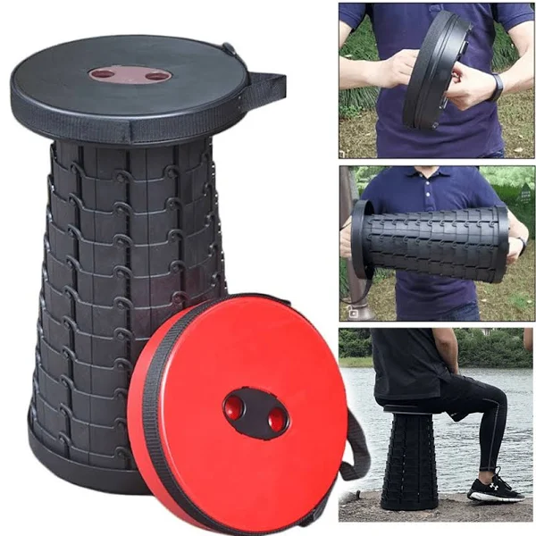 Стілець складаний висувний Retractable Folding Stool з регульованою висоти - фото 11