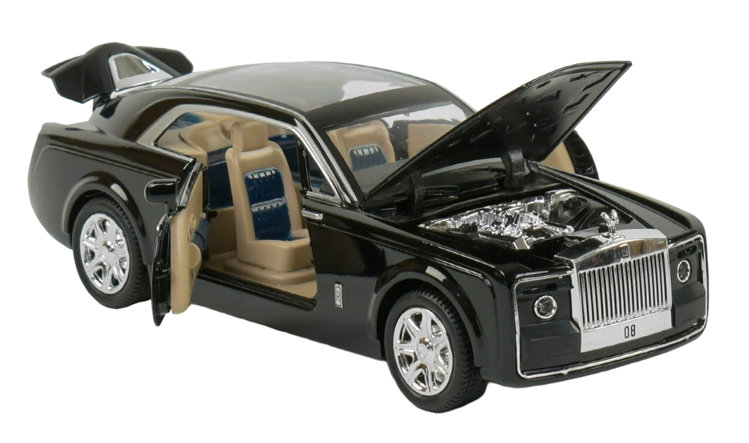 Машинка TK Group Auto Expert 1:24 свет/звук Black (87624)