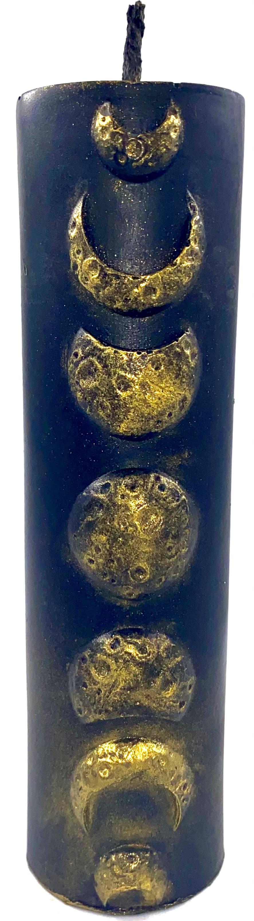 Свічка Фази Місяця велика 17,5 см Чорний (1598)