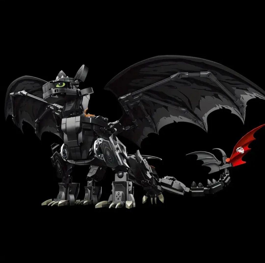 Конструктор для детей дракон из мультфильма Как укротить дракона 1026 дет. - фото 2