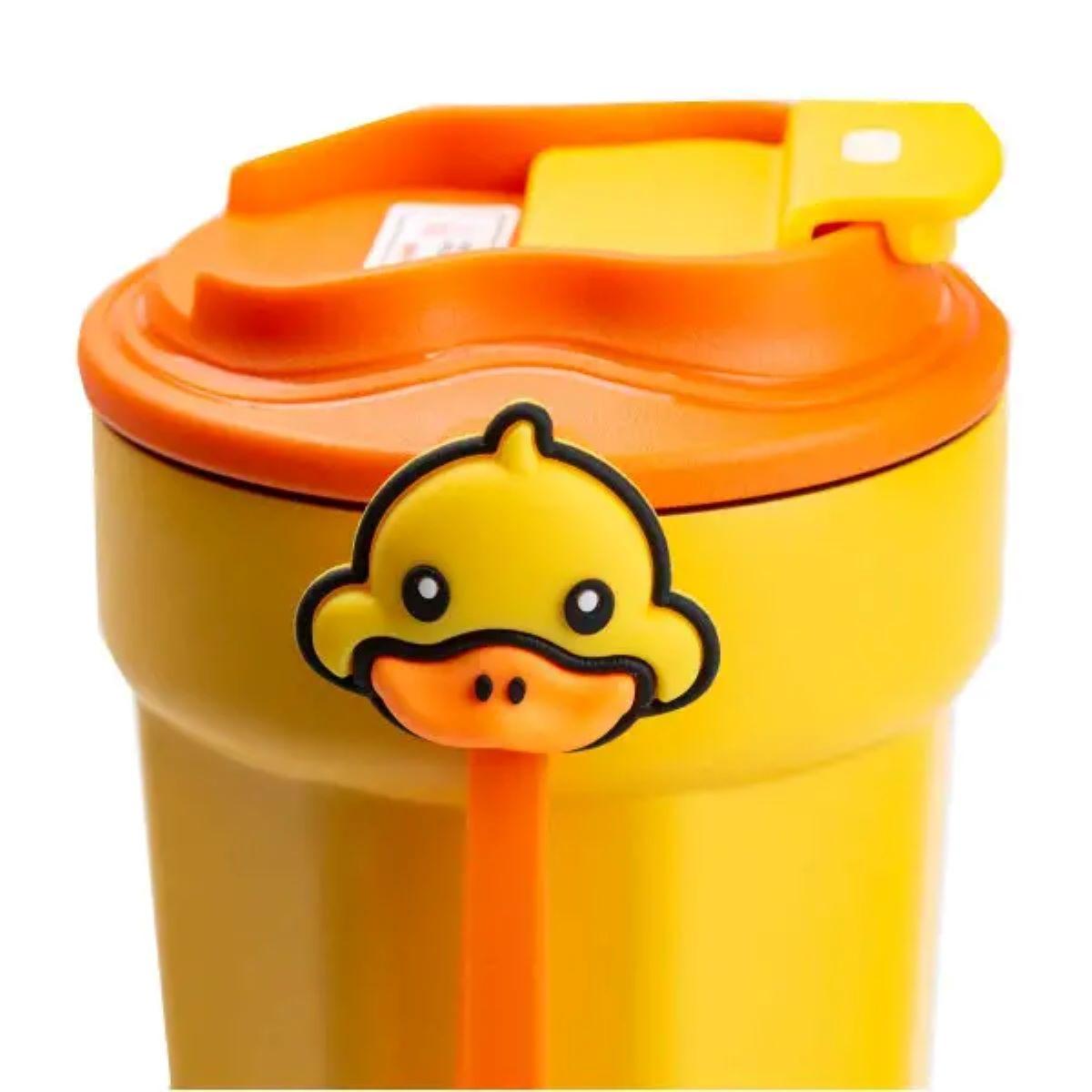 Термокружка з кришкою на защіпці G. Duck 450 мл Жовтий (HP28489) - фото 6 Термокружка з кришкою на защіпці G. Duck 450 мл Жовтий (HP28489) - фото 6