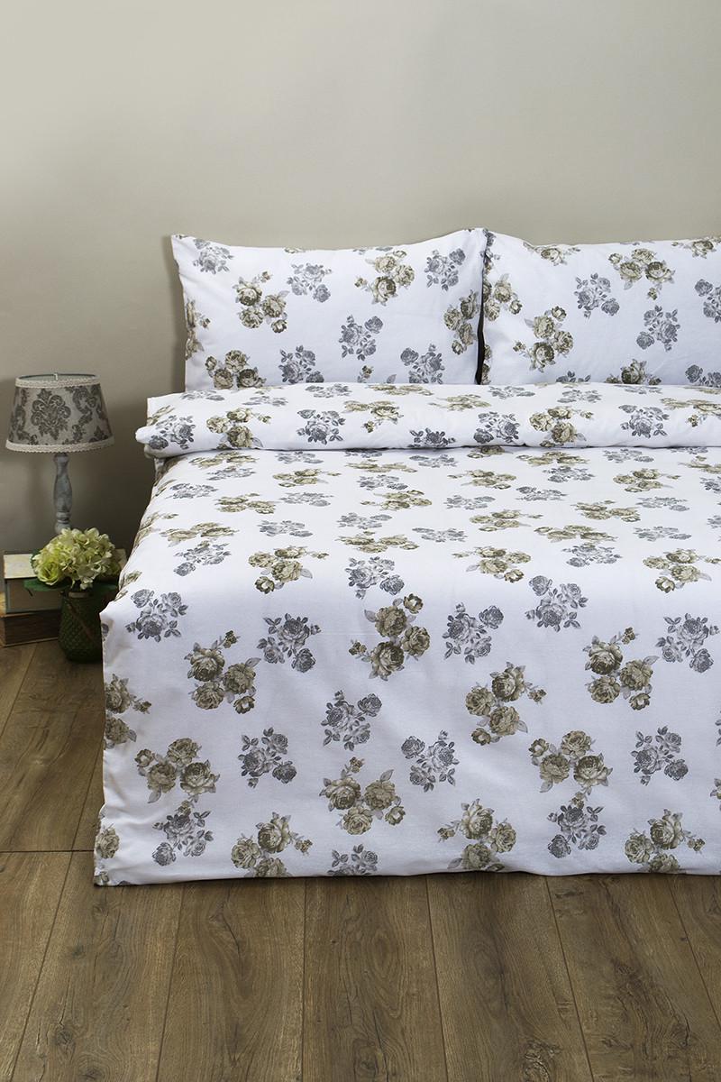 Комплект постільної білизни сімейне Lotus Ranforce Patrice Сірий (2000022072205)