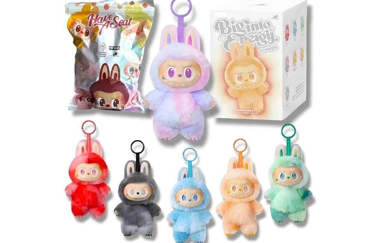 コロン Labubu Big into Energy Іграшка-сюрприз Плюшевий брелок Mart Big into Energy Art The