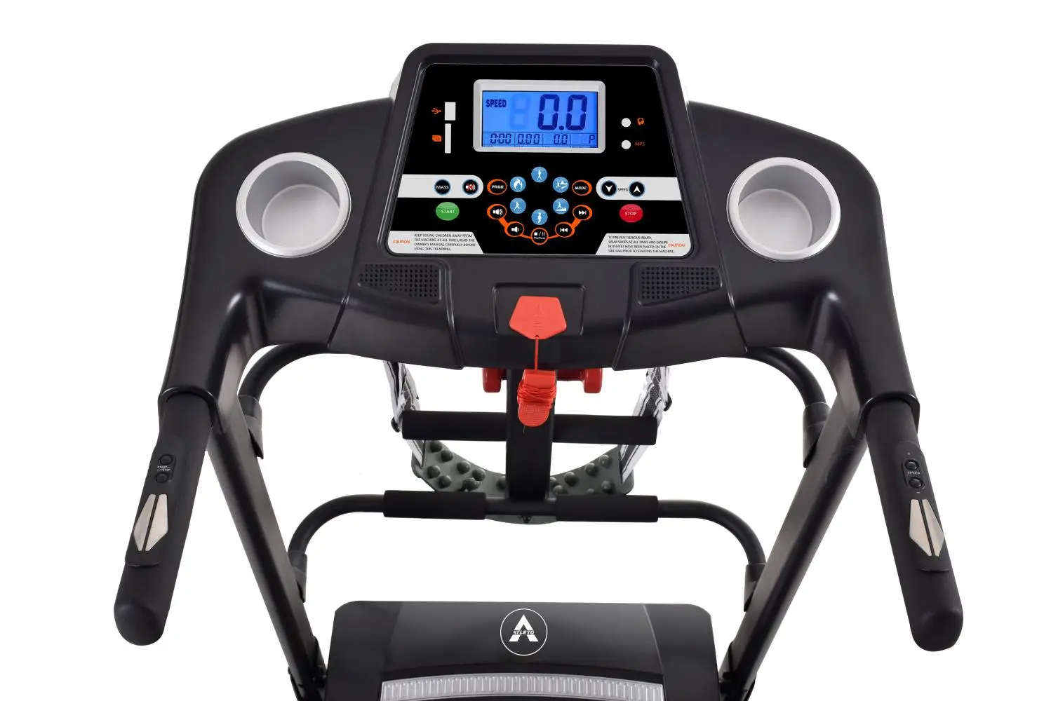 Бігова доріжка Atleto A2 електрична з масажером 115х42 см Чорний (132-76-50000002) - фото 2 Бігова доріжка Atleto A2 електрична з масажером 115х42 см Чорний (132-76-50000002) - фото 2