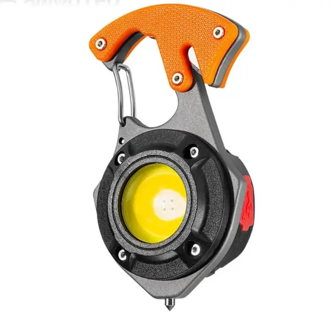 Фонарик на карабине LED W5147 7в1 с магнитом/отверткой/открывалкой/USB Type-C зарядкой (ML-05223) Фонарик на карабине LED W5147 7в1 с магнитом/отверткой/открывалкой/USB Type-C зарядкой (ML-05223)